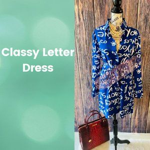 Classy Letter Dress